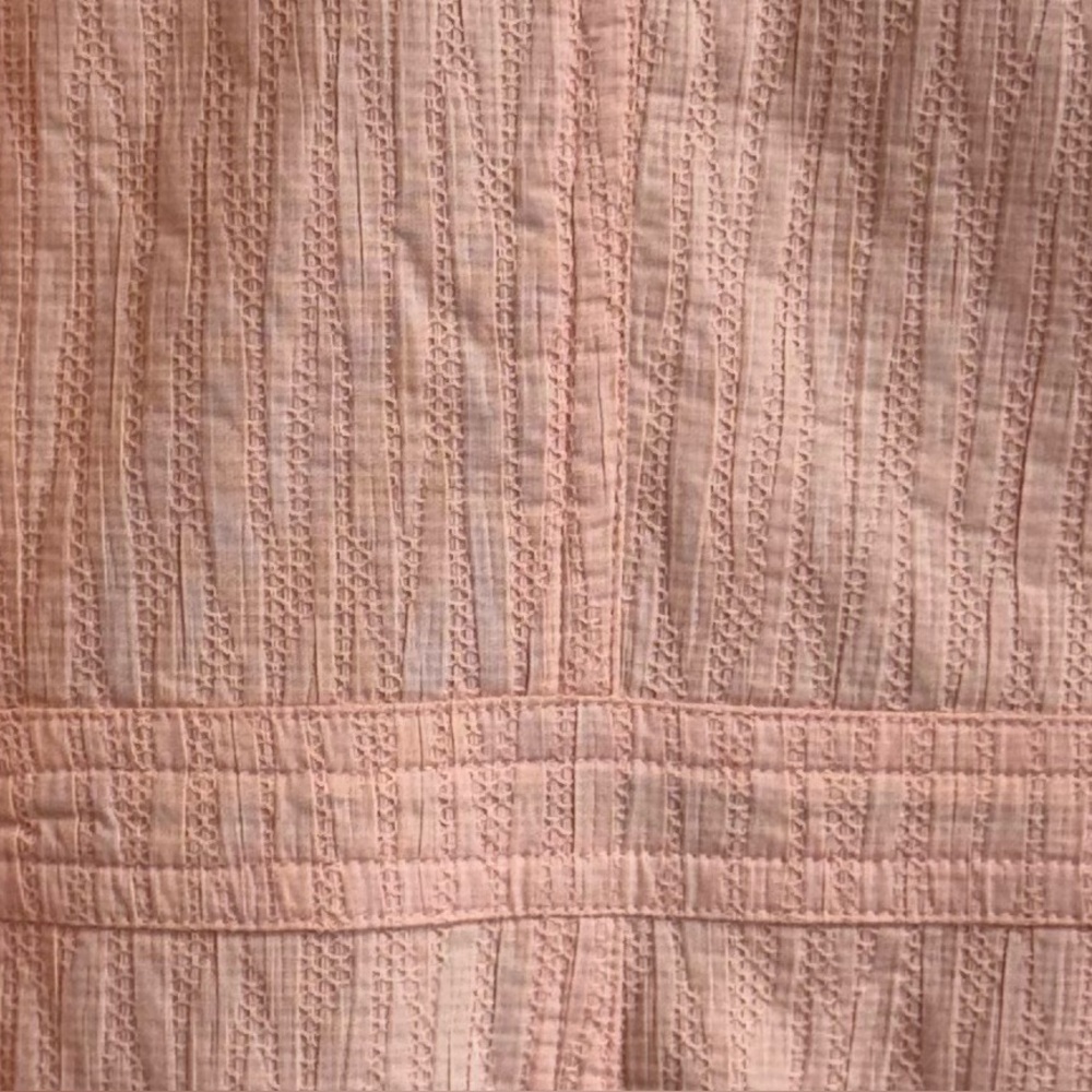 Keren Hart Peach Textured Blazer Jacket Womens 10 Stretch Tailored Chic - Picture 3 of 9